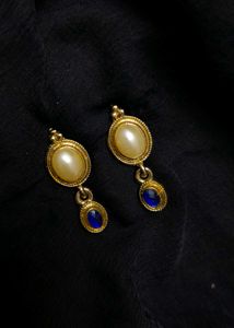Pearl Blue Earrings