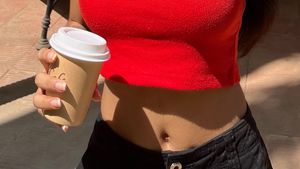 Perfect Red Crop Top