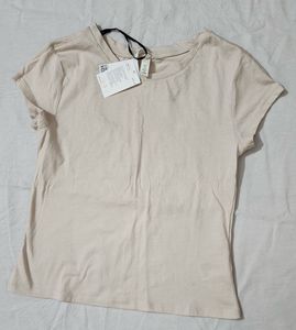 H&m Beige T Shirt
