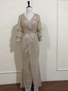 Silver sequence dress