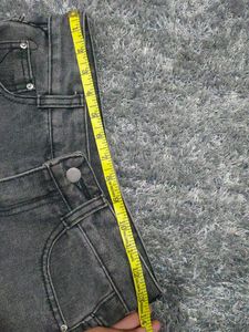Charcoal Straight Jeans