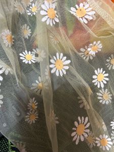 Yellow Floral Net Dress – Like New (Worn Once)
