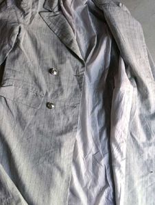 $ale/new duster striped long coat