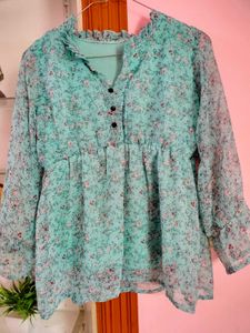 Floral Chiffon Blouse