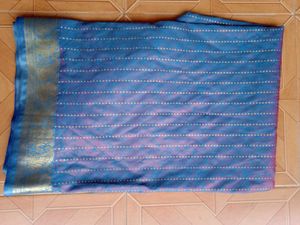 Blue Festive Wear Saree