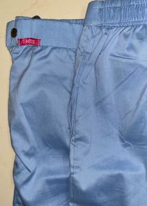 Light Blue Casual Pants