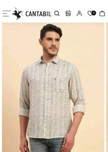Original Cantabil Floral Print Shirt