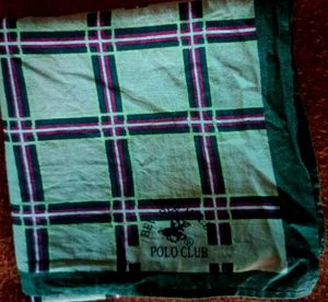 Vintage Beverly Hills Polo Club Plaid Handkerchief