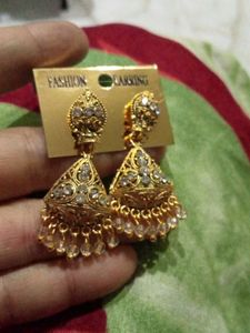 Gold plated earrings