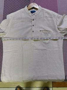 Mandarin Collar Short Kurta Shirt for Men