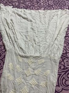 White Embroidered Dress