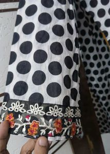 Polka Dot Pakistani Dress