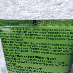 Everyuth Naturals Purifying Neem Face Wash|Antibac