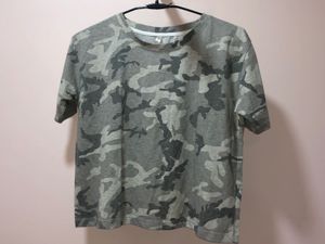 Camouflage Print Tee