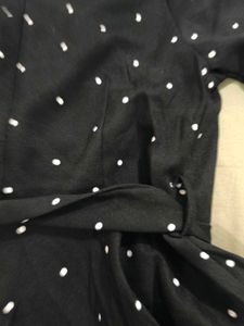 Polka Dot wrap top worn only twice
