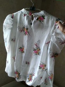 Floral Button-Down Top