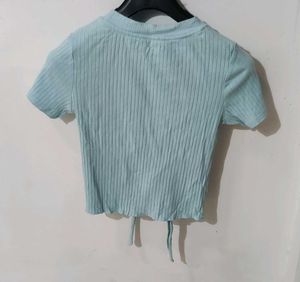 Cute Light Blue Graphic Tee