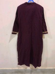 Burgundy Festive Kurti.