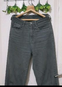 Grey Denim Pants