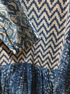 Indigo Print Kurta