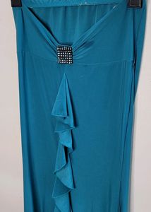 FEROZA BLUE TUBE DRESS CUM SKIRT