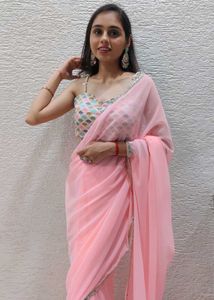 Pink Saree
