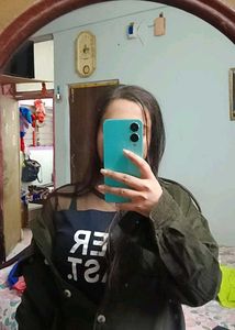 t shirt with olive jacket