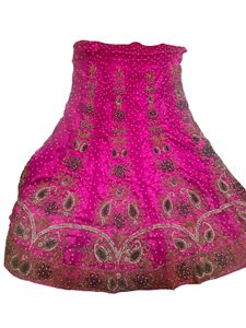 pink lehenga small size