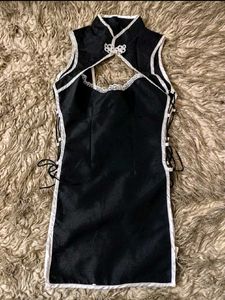 Backless Qipao Chinese Top/ Mini Dress
