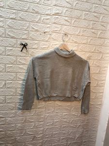 Full high-quality, grey knit sweater 🕷️🕸️‼️