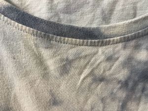 Blue tie dye tee
