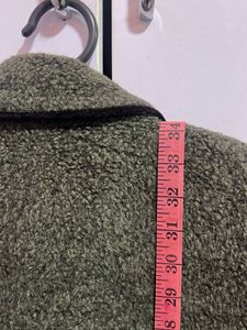 Green Wool Blend Coat