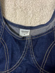 Denim Bodysuit Top