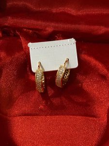 Gold Plated Hoop Earrings