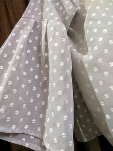 Girls Flared Balloon Shirt Style Top (Lavender)