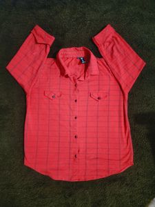 Combo Neon Kurta And Red Top