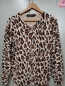Designer Animal Print Cardigan