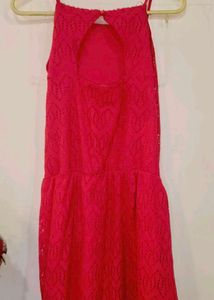 Pink Lace Dress