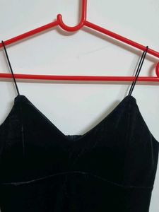 Black Velvet Cami Top