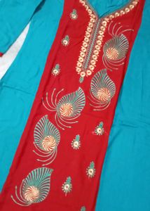 Cotton Blend Long Kurti