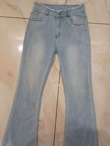 Flared Denim Jeans