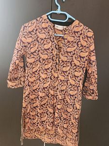Westside Short Kurti bagru Print