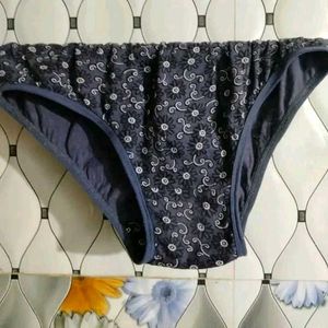Purple Floral Panties