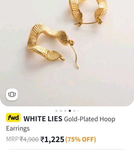 Anti Tarnish Hoops ✨