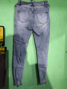 Distressed Denim Jeans