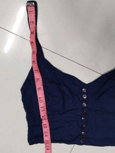 Smart, button-front camisole top.