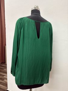 Green Long Sleeve Top