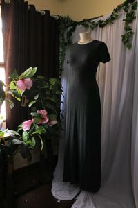 Casual Grey Maxi Dress