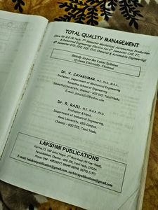 Engineering - TOTAL QUALITY MANAGEMENT