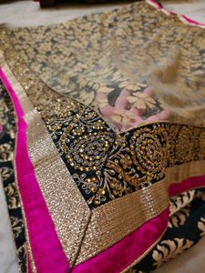 Beautiful Combination ❤️ Saree No Blouse